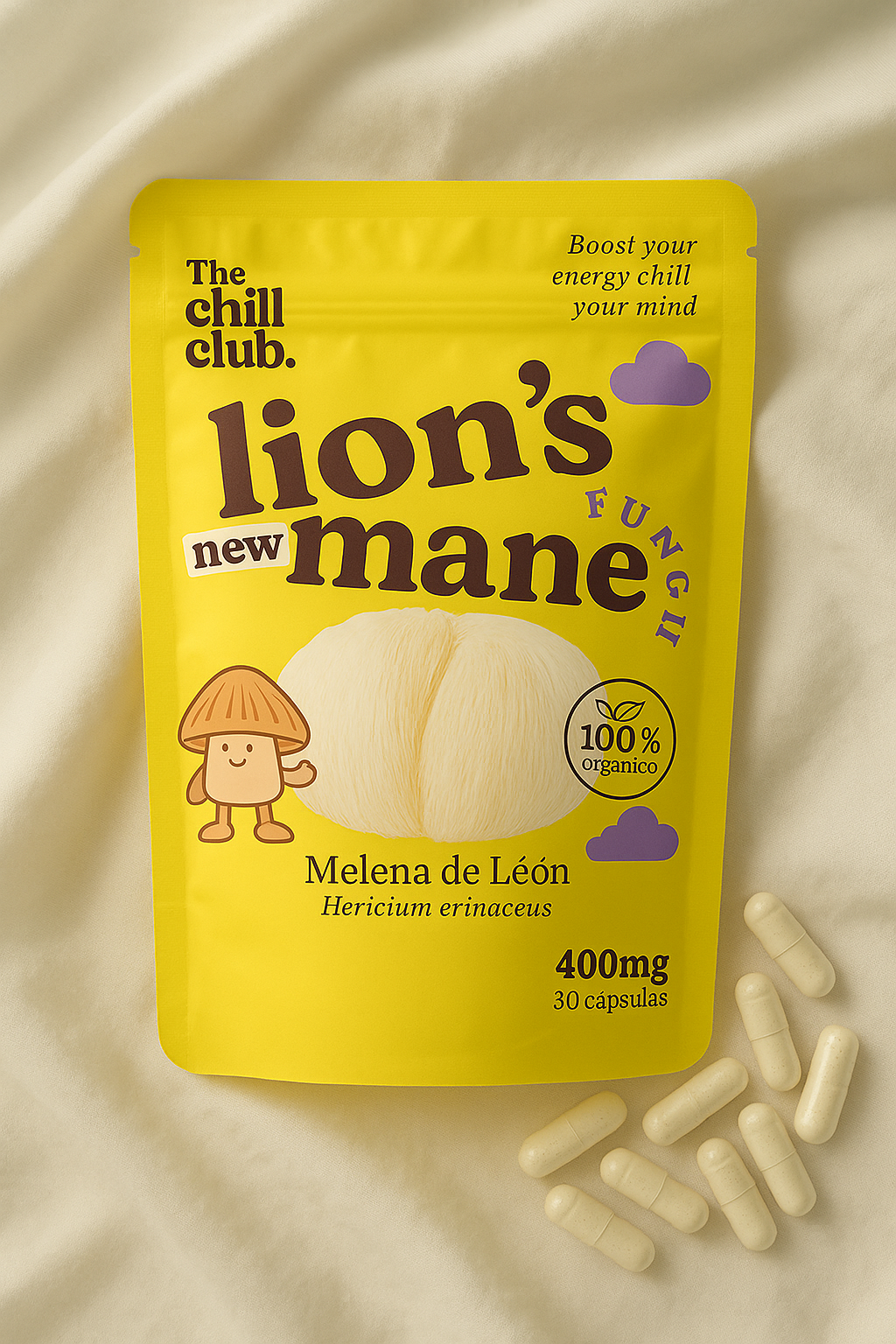 Melena de León- Enfoque 30 capsulas 450mg