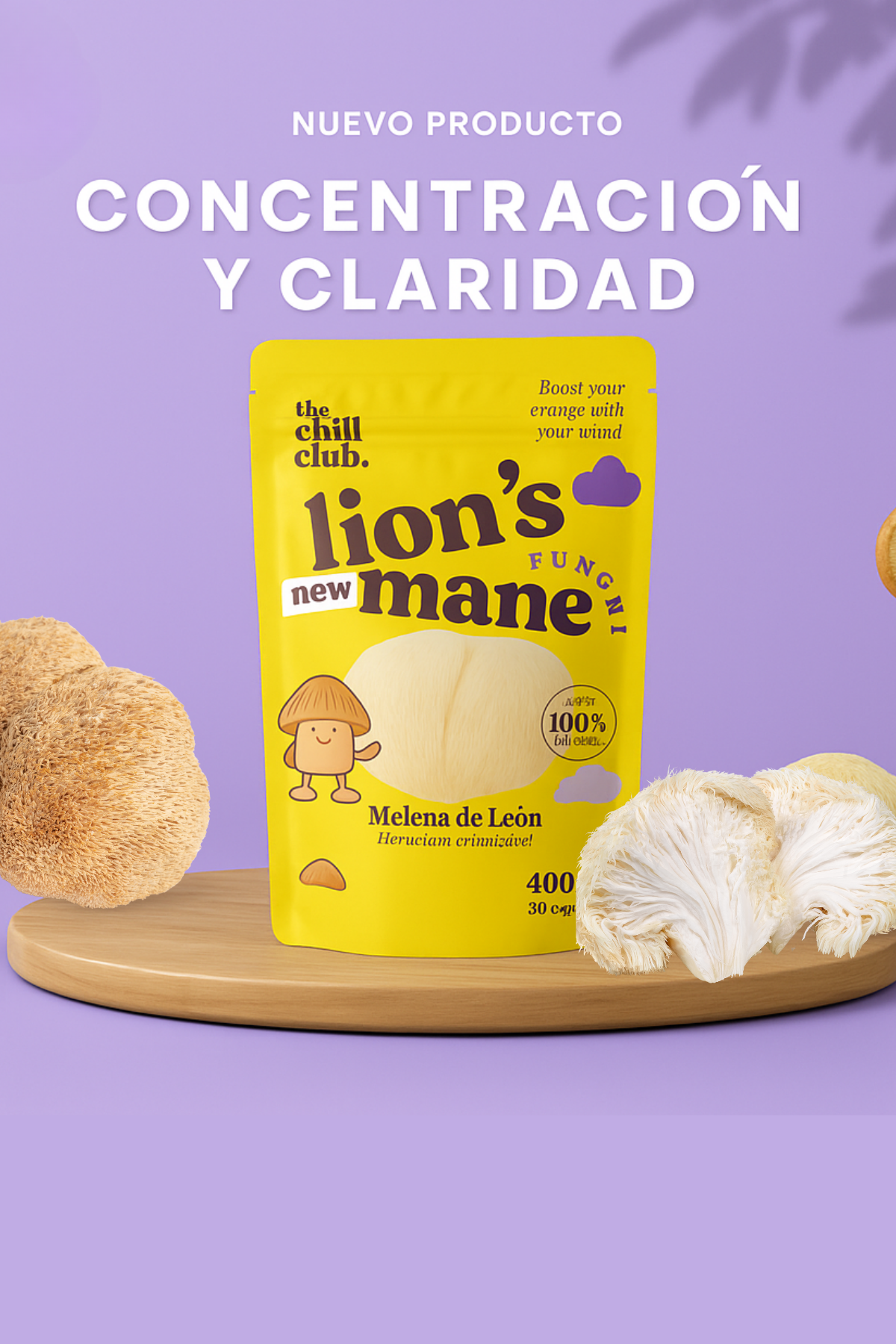 Melena de León- Enfoque 30 capsulas 450mg